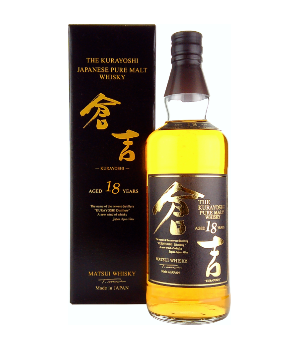 Kurayoshi 18 Year Old Pure Malt Whisky bottle