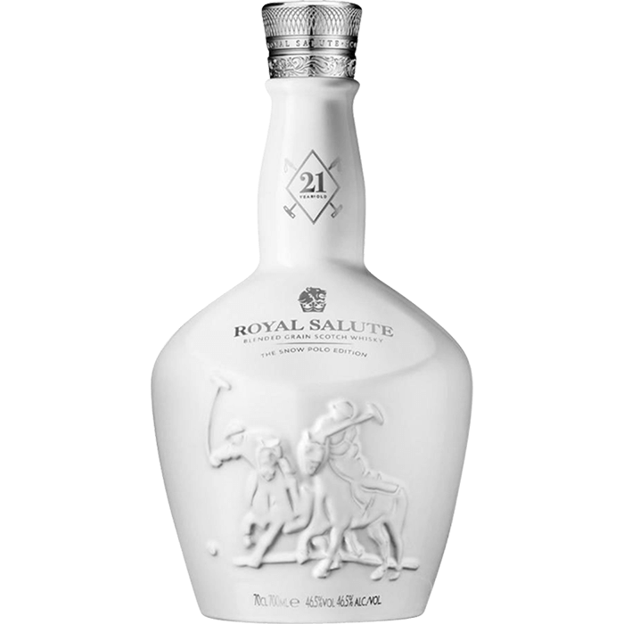 Chivas Regal Royal Salute 21 Year Old Snow Polo Edition bottle