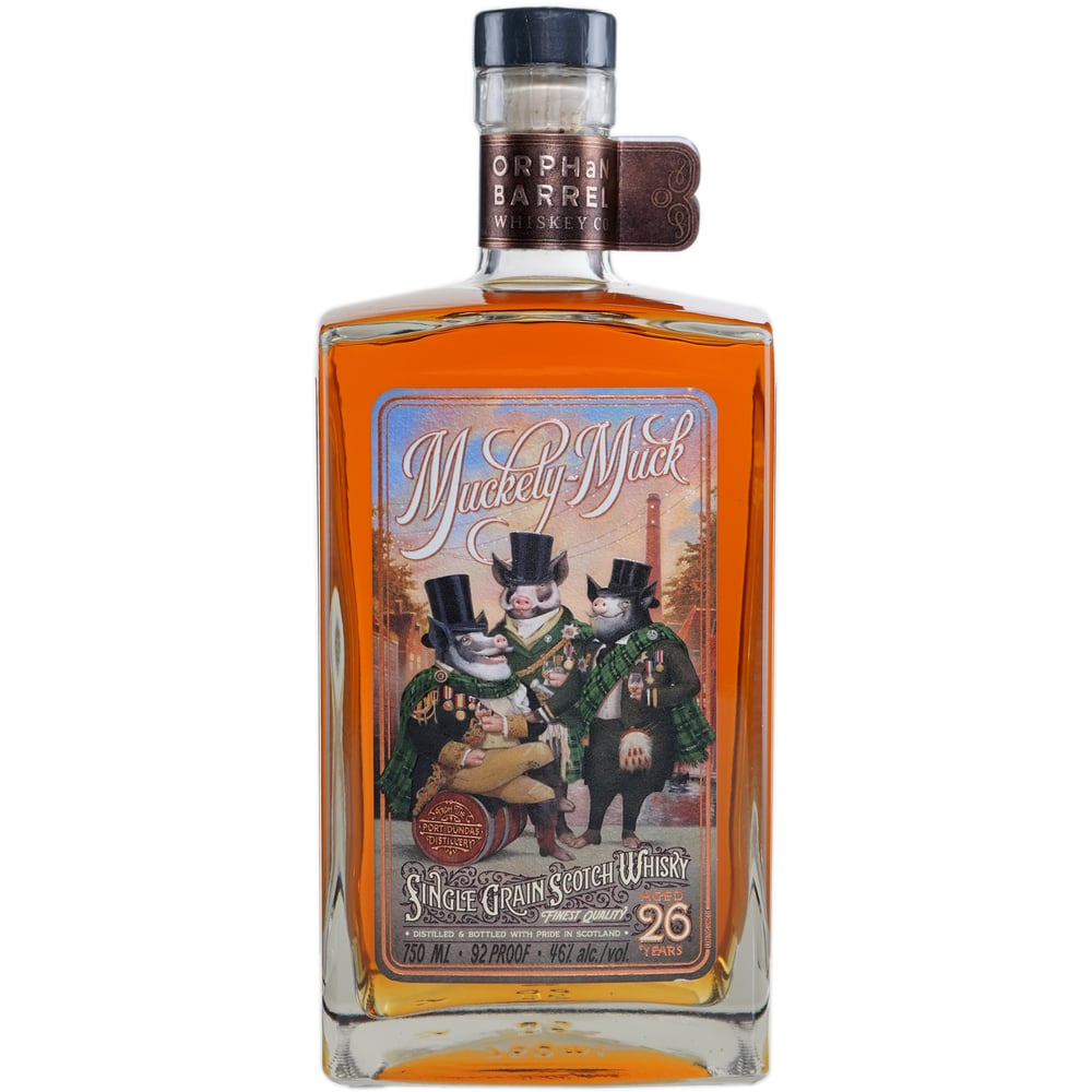 Orphan Barrel 26 Year Old Muckety-Muck Single Grain Scotch Whisky bottle
