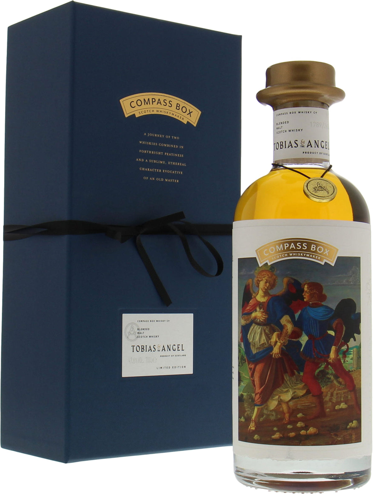 Compass Box Tobias and the Angel Blended Scotch Whisky bottle