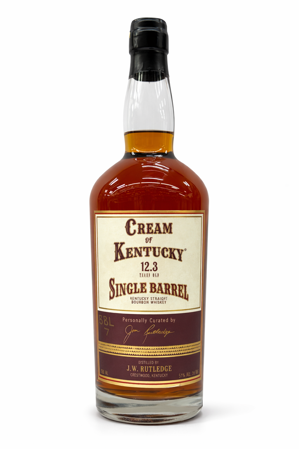 Cream of Kentucky 12.3 Year Old Kentucky Straight Bourbon Whiskey bottle