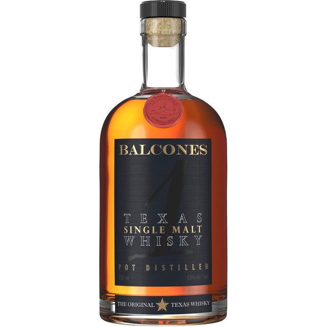 Balcones Texas "1" Single Malt Whisky bottle