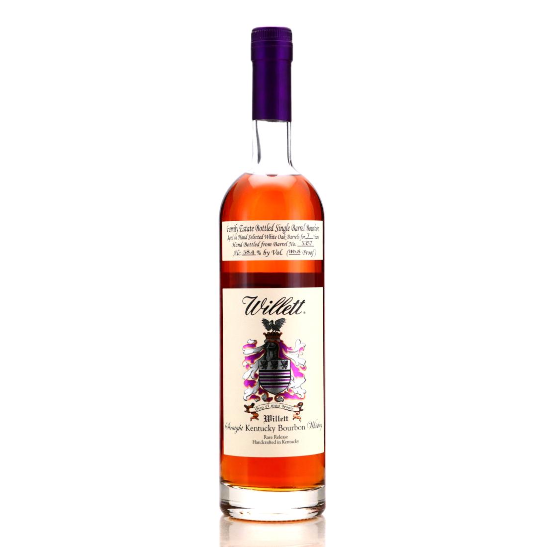 Willett Family Estate 7 Year Old Bourbon Whiskey bottle