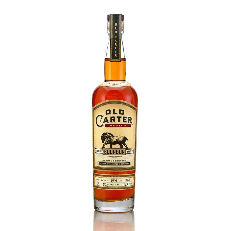 Old Carter Batch #10 Straight Bourbon Whiskey bottle