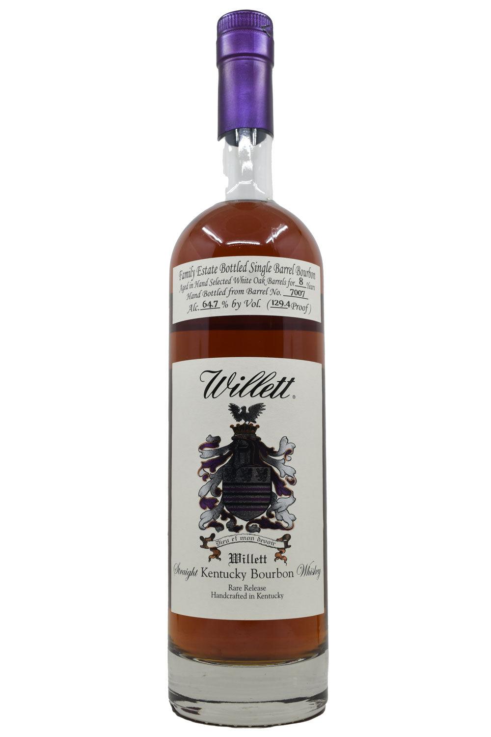 Willett Family Estate 8 Year Bourbon Barrel #7128 bottle