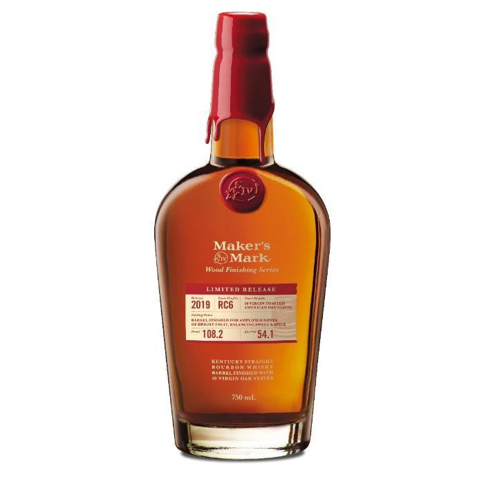 Maker's Mark Wood Finishing Series RC 6 Kentucky Straight Bourbon Whiskey bottle