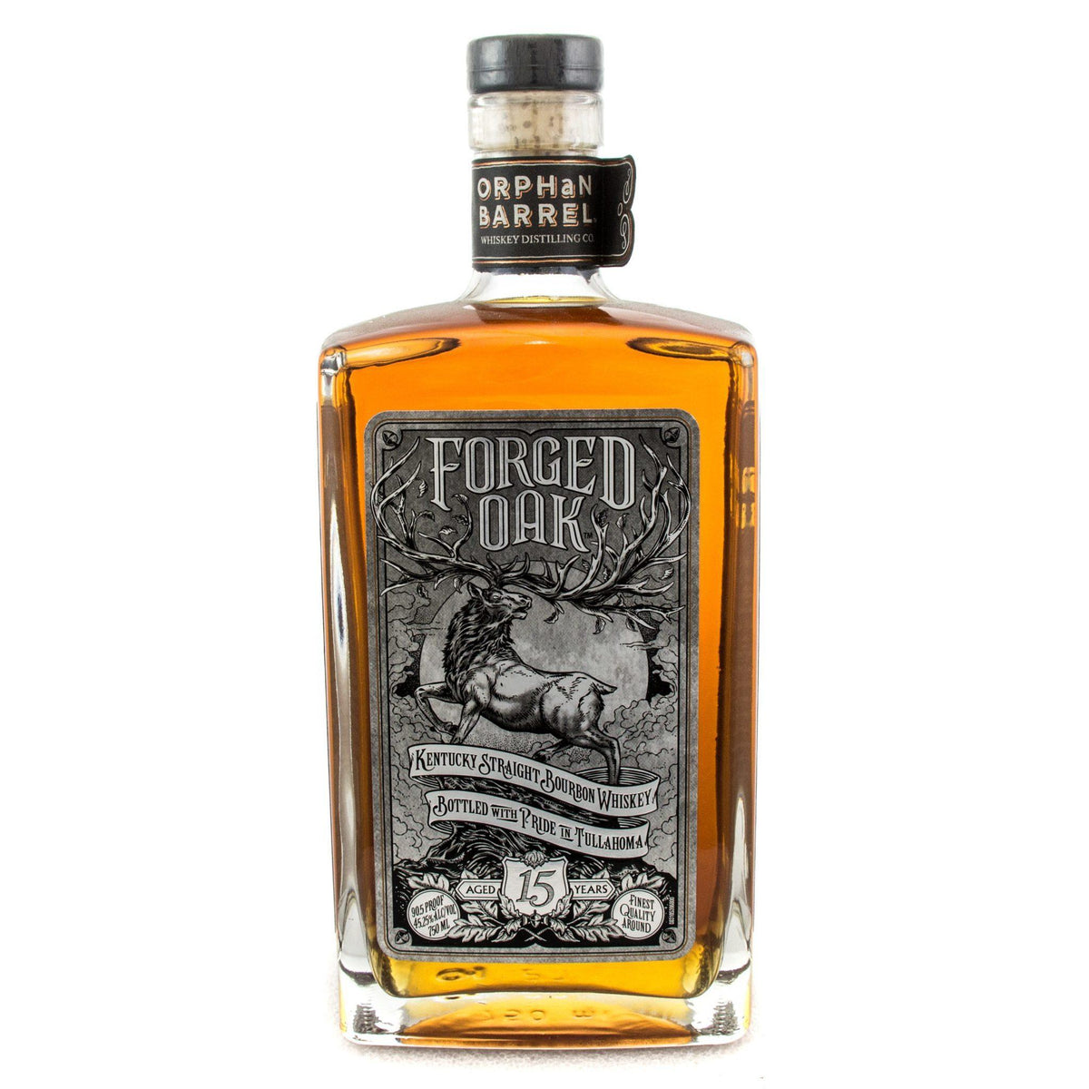 Orphan Barrel Forged Oak 15 Year Old Kentucky Straight Bourbon Whiskey bottle