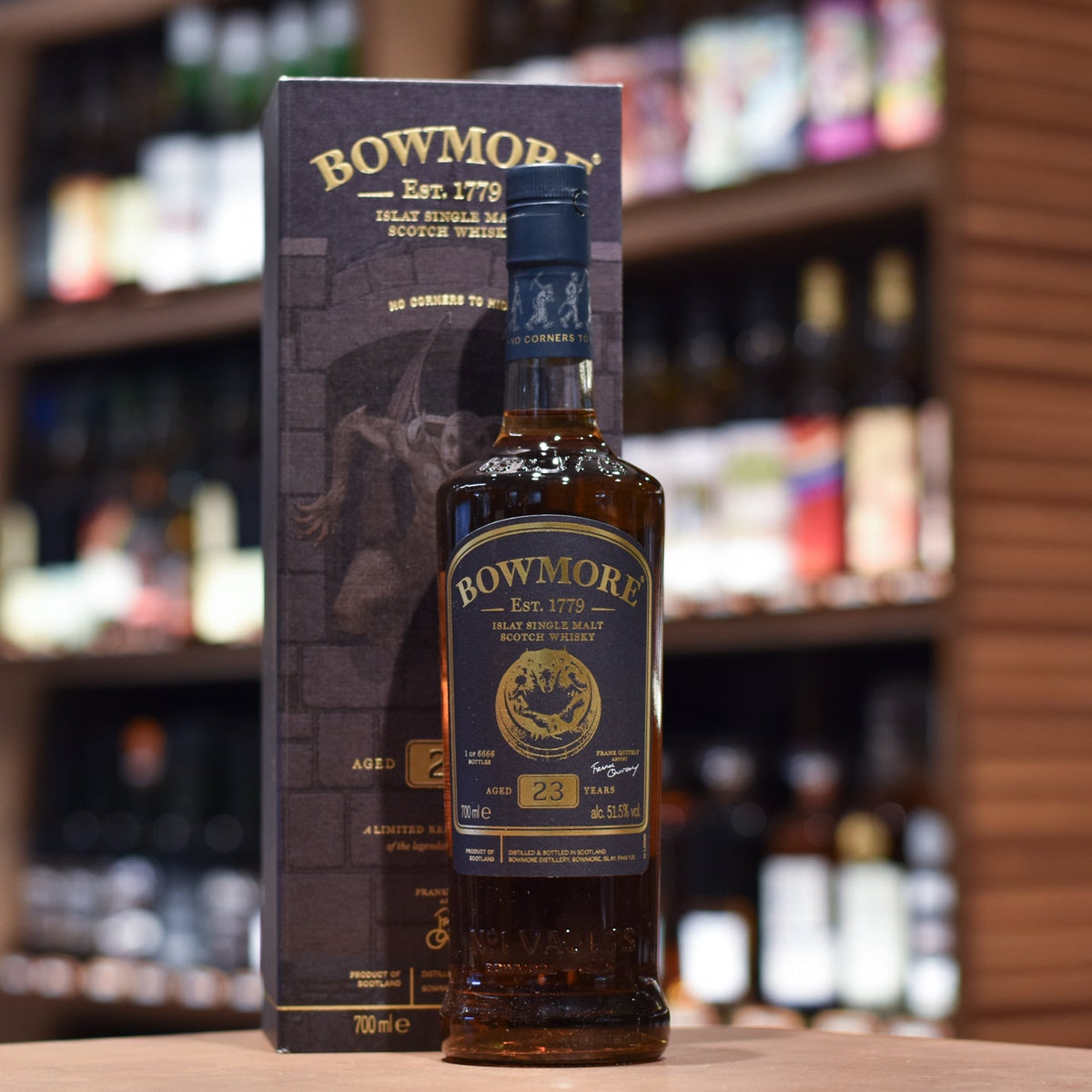 Bowmore 23 Year Old Single Malt Scotch Whisky (A.D. Rattray Bottling) bottle