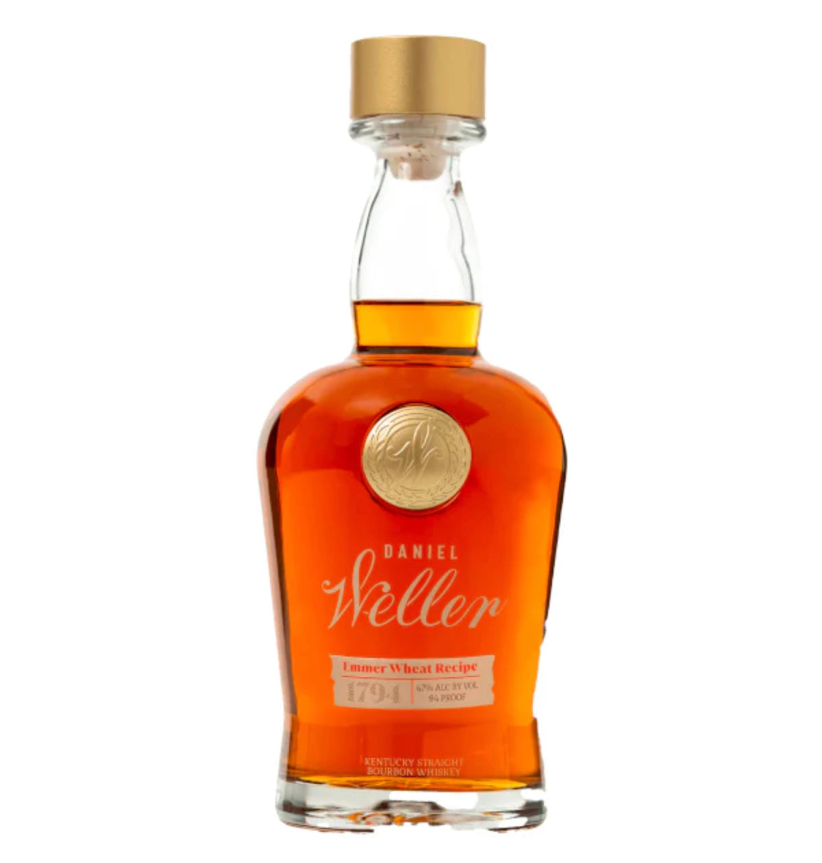 Daniel Weller Emmer Wheat Kentucky Straight Bourbon Whiskey bottle