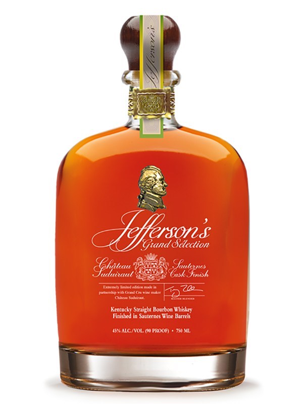Jefferson's Grand Selection Chateau Suduiraut Sauternes Cask Finish bottle
