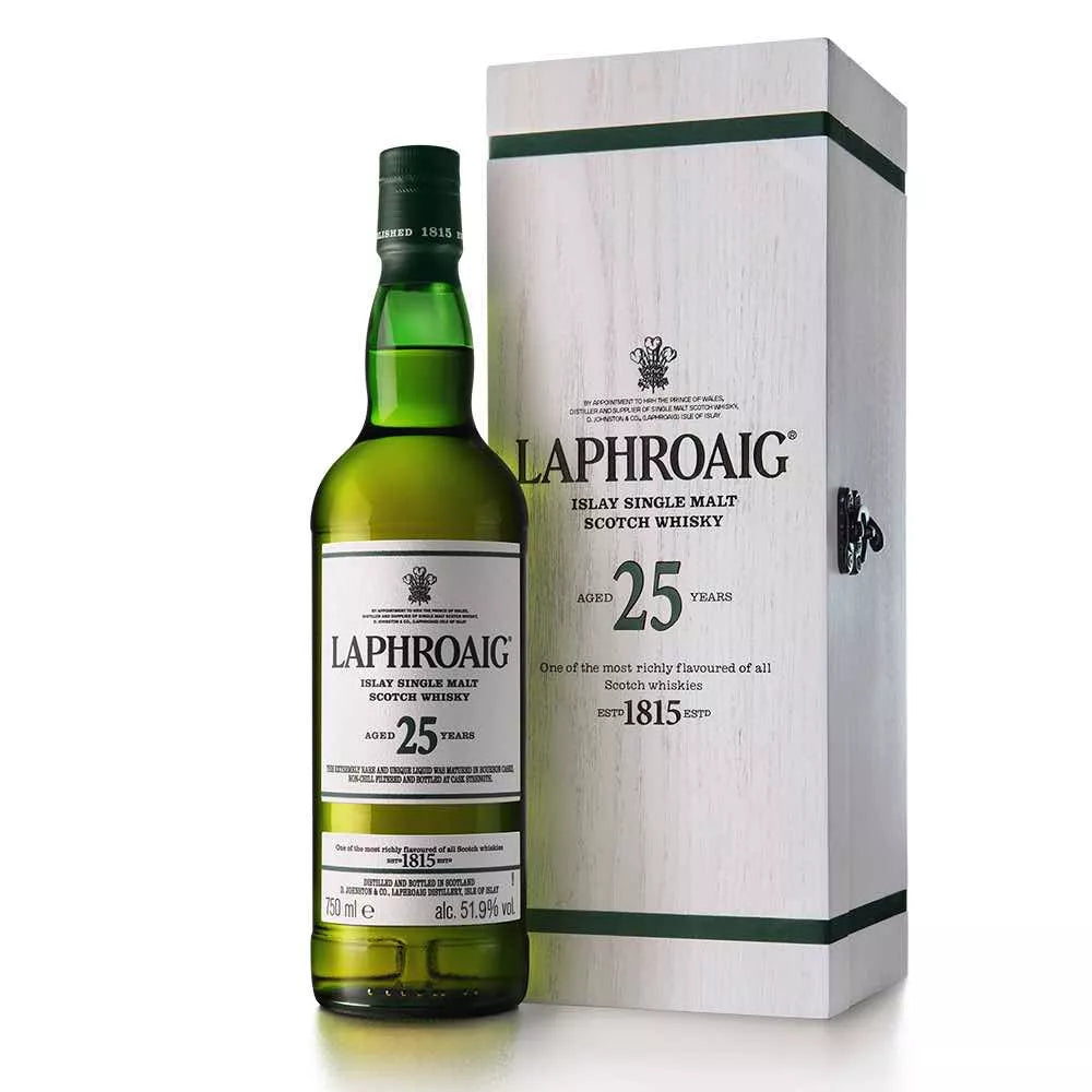 Laphroaig 25 Year Old Cask Strength 2021 Edition Single Malt Scotch Whisky bottle