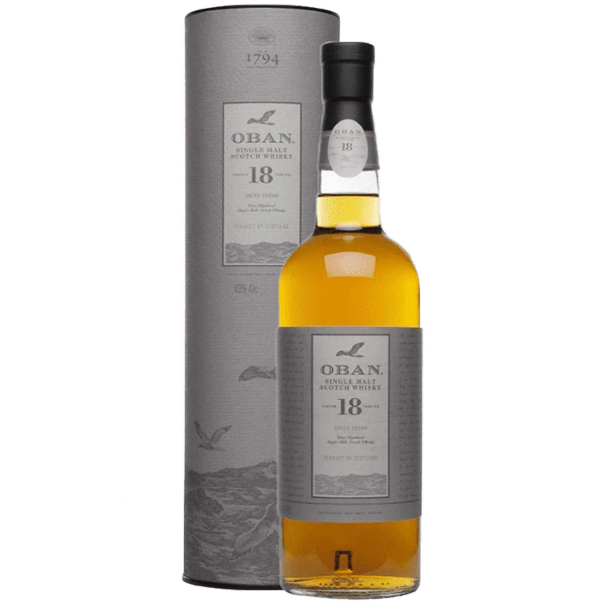 Oban 18 Year Old bottle