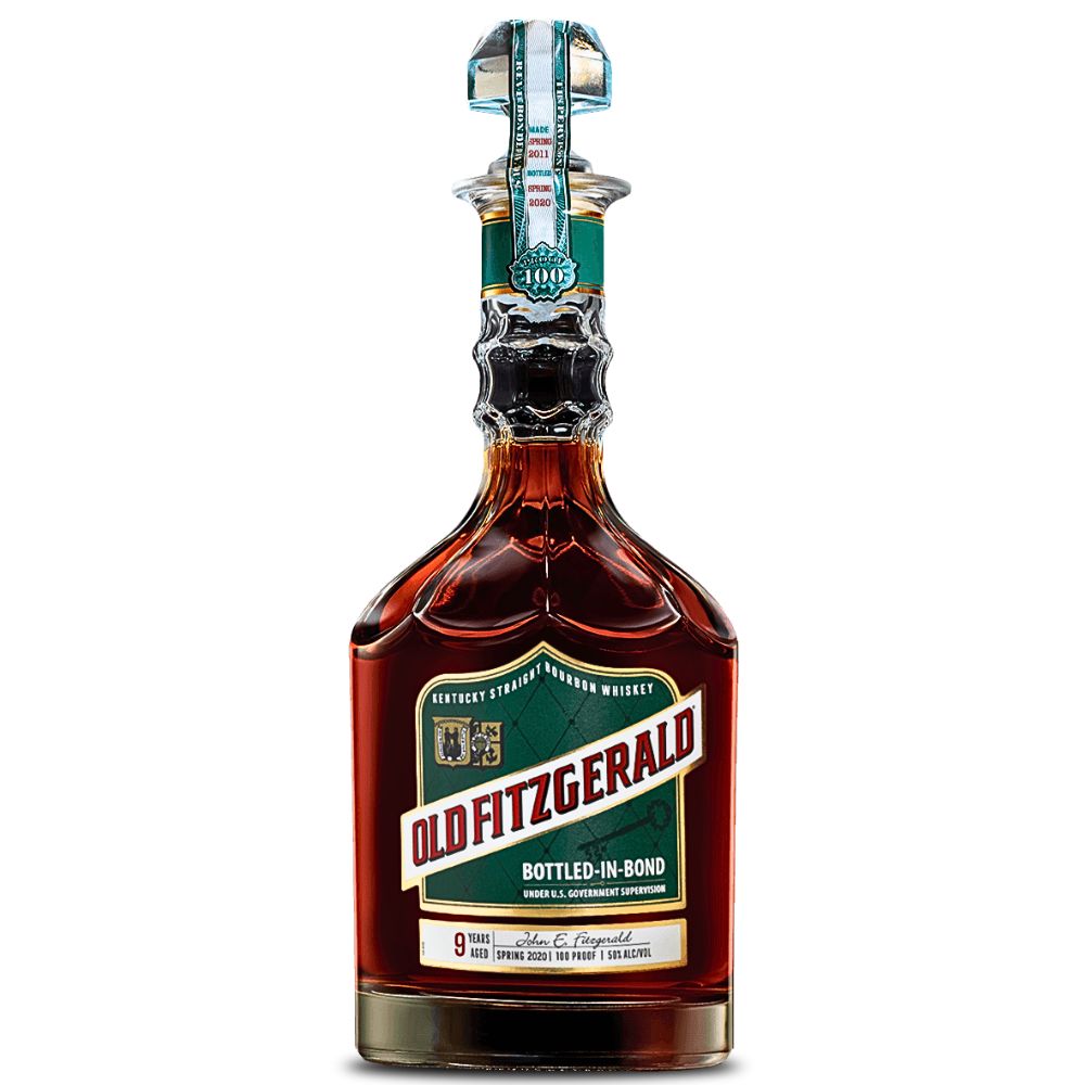 Old Fitzgerald 9 Year Old Bottled in Bond Straight Bourbon Whiskey bottle