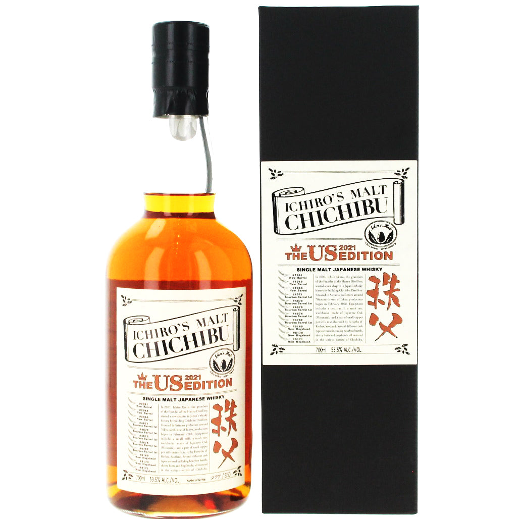 Ichiro's Malt Chichibu The US 2021 Edition Japanese Whisky bottle