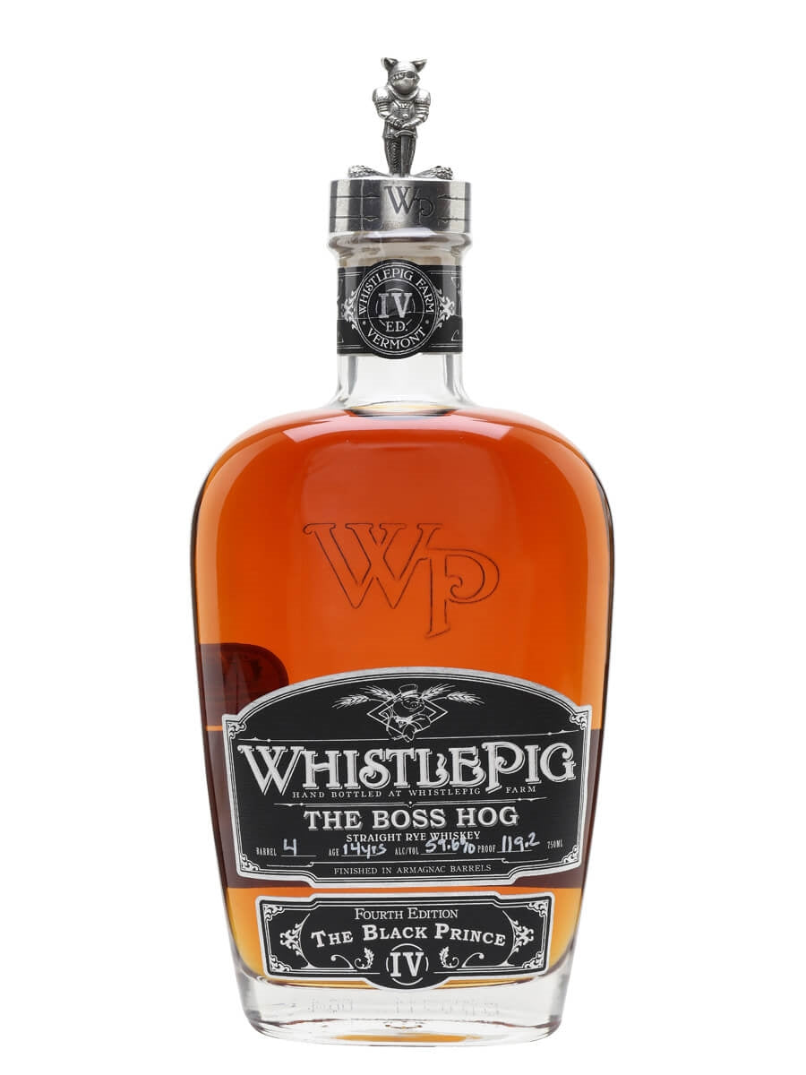 WhistlePig The Boss Hog IV The Black Prince bottle
