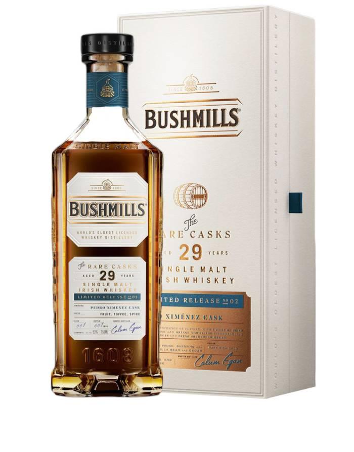 Bushmills 29 Year Old Pedro Ximenez Cask Single Malt Irish Whiskey bottle