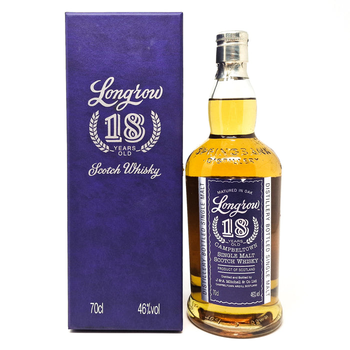 Longrow 18 Year Old Single Malt Scotch Whisky bottle