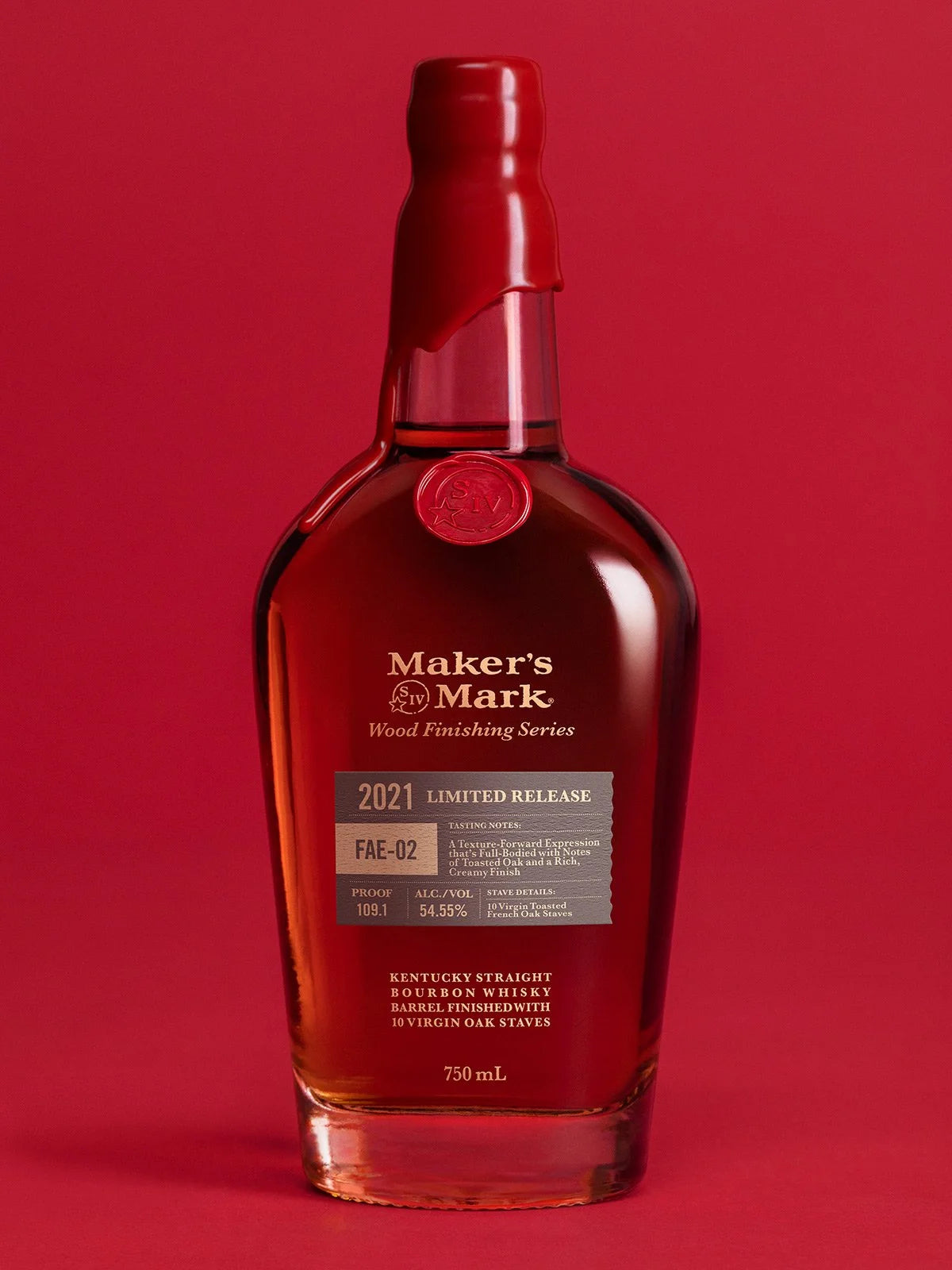 Maker's Mark Wood Finishing Series FAE-02 2021 Release bottle