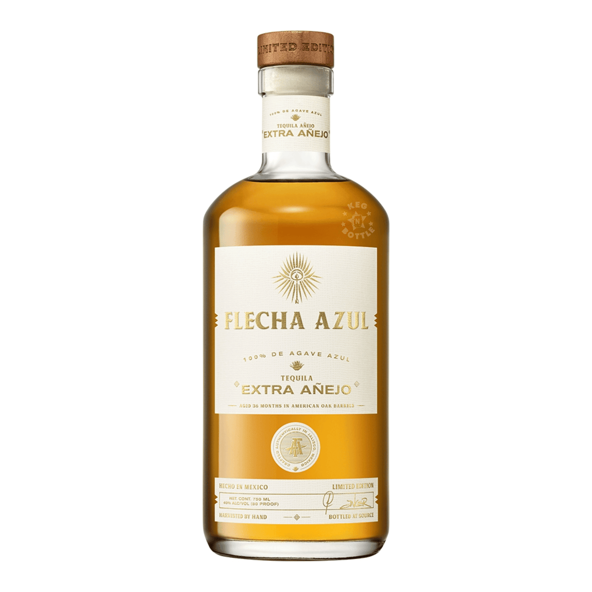 Flecha Azul Extra Añejo Tequila bottle