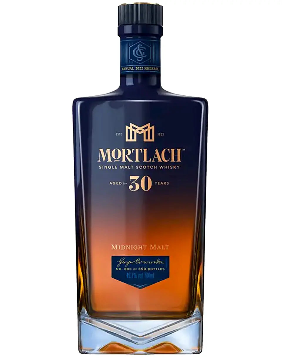 Mortlach 30 Year Old Midnight Malt Single Malt Scotch Whisky bottle