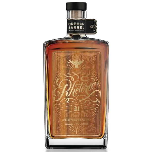 Orphan Barrel Rhetoric 21 Year Old Kentucky Straight Bourbon Whiskey bottle