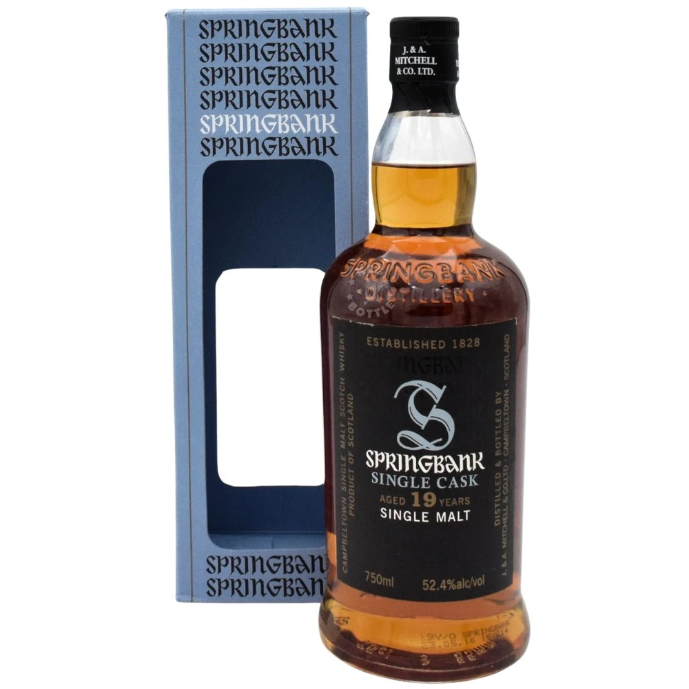 Springbank 19 Year Old Single Cask Single Malt Scotch Whisky (Cask Strength) bottle
