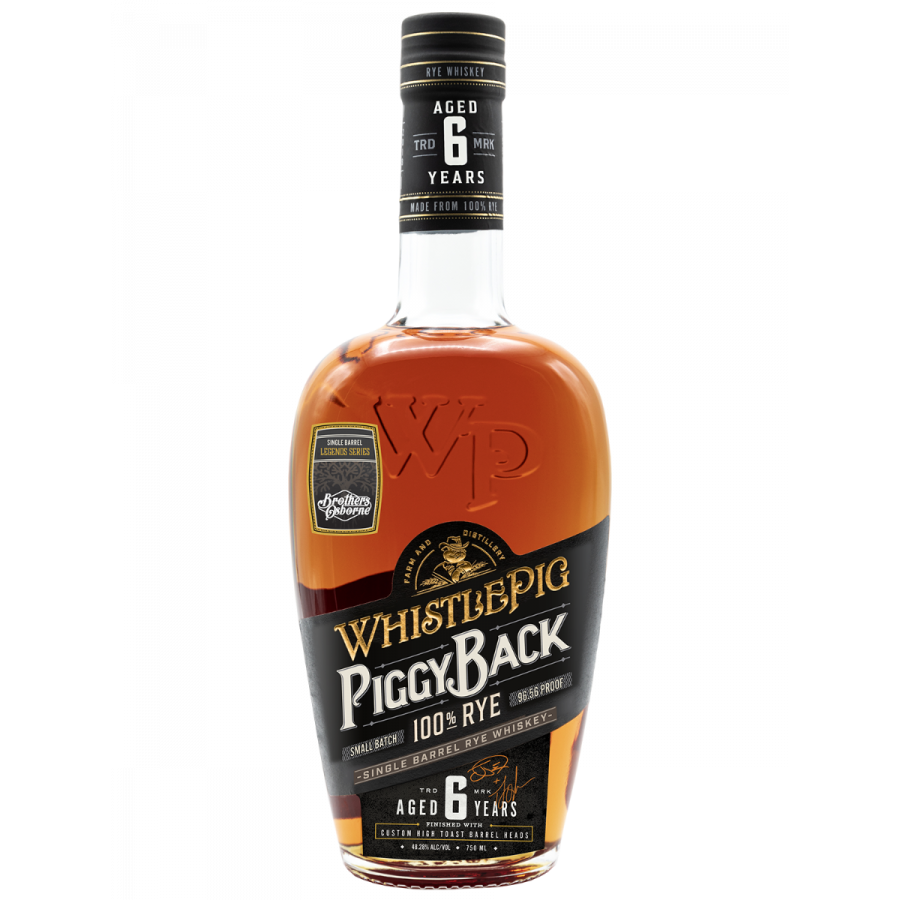 WhistlePig PiggyBack Legends Series: Brothers Osborne bottle