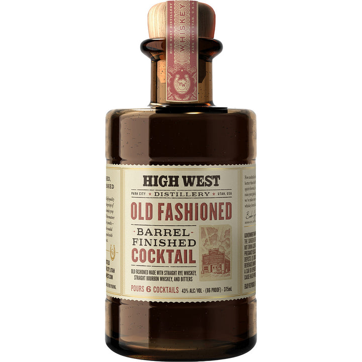 High West Old Fashioned Barrel Finished Cocktail 375ml bottle