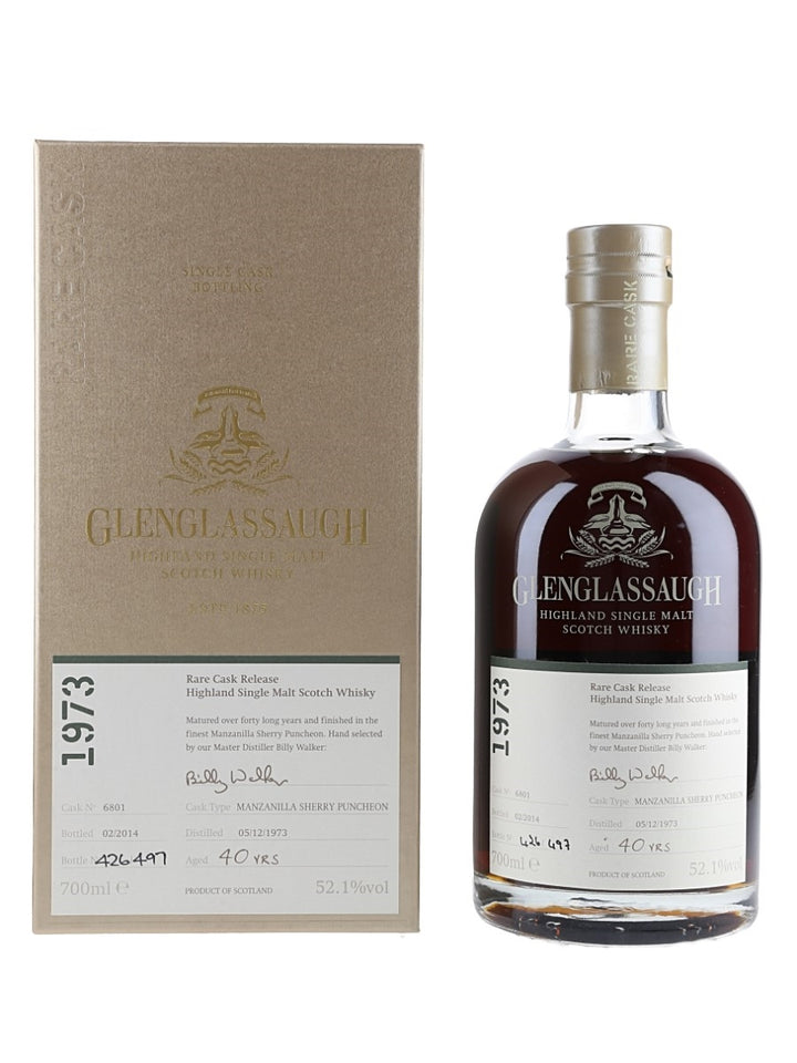 Glenglassaugh 40 Year Old Single Cask Single Malt Scotch Whisky bottle