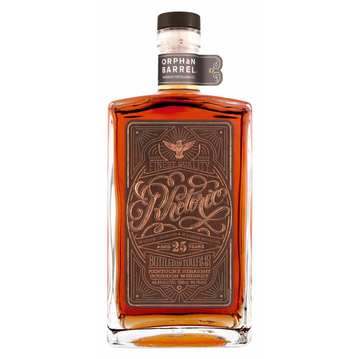 Orphan Barrel Rhetoric 25 Year Old Kentucky Straight Bourbon Whiskey bottle