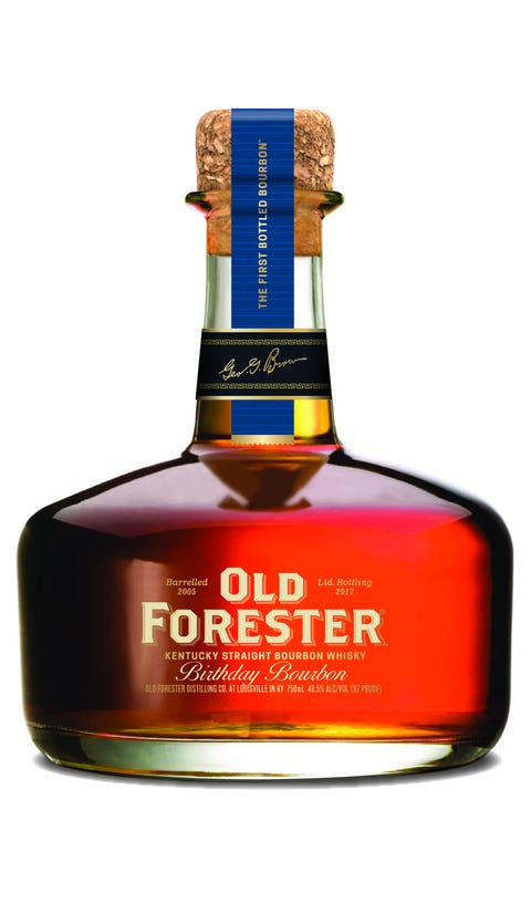 Old Forester 2017 Birthday Bourbon bottle