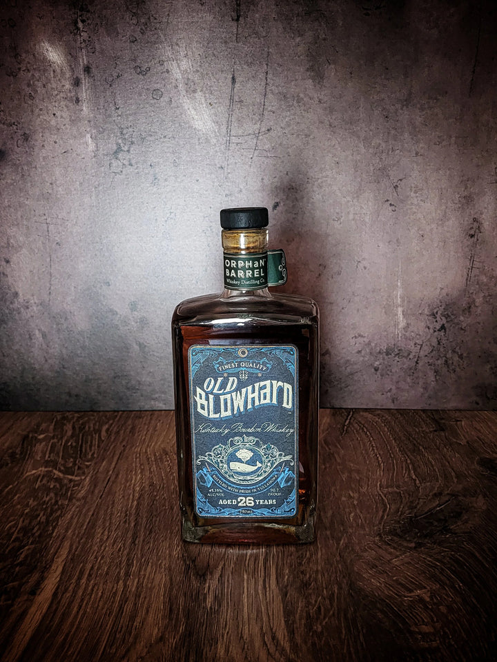 Orphan Barrel Old Blowhard 26 Year Old Bourbon Whiskey bottle