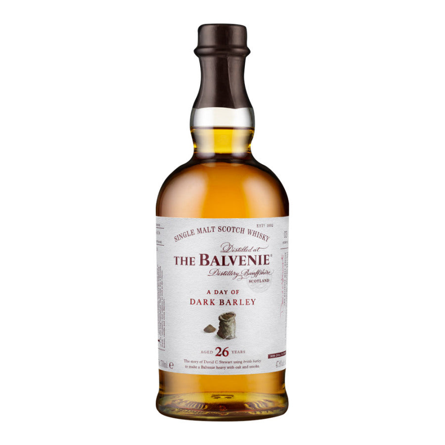 The Balvenie A Day of Dark Barley 26 Year Old Single Malt Scotch Whisky bottle