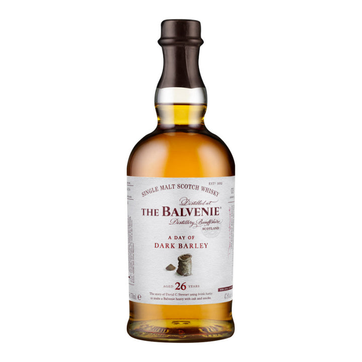 The Balvenie A Day of Dark Barley 26 Year Old Single Malt Scotch Whisky bottle