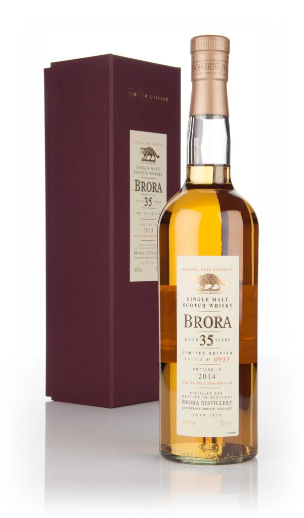 Brora 14th Release 35 Year Old Single Malt Scotch Whisky bottle