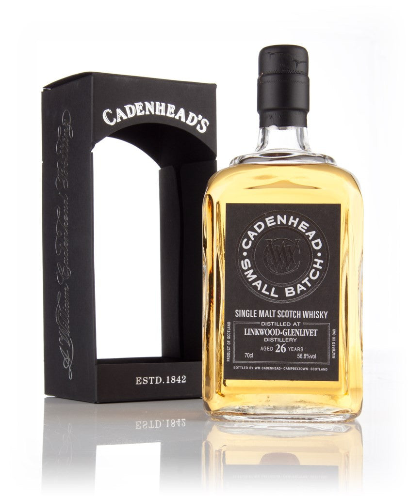 Cadenhead Dufftown-Glenlivet 26 Year Old Single Malt Scotch Whisky bottle