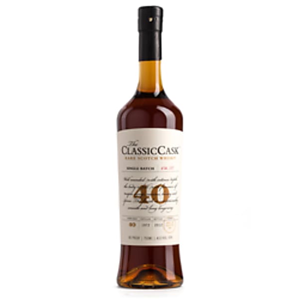 The Classic Cask 40 Year Old Rare Scotch Whisky bottle