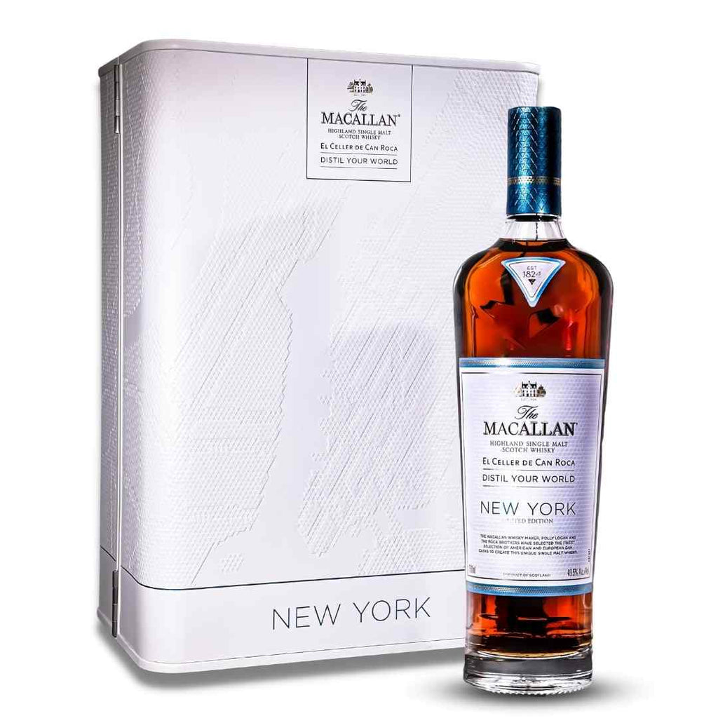 The Macallan Distil Your World New York Edition Single Malt Scotch Whisky bottle
