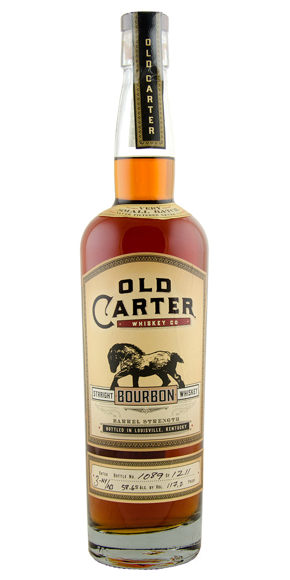 Old Carter American Whiskey Batch 3 bottle