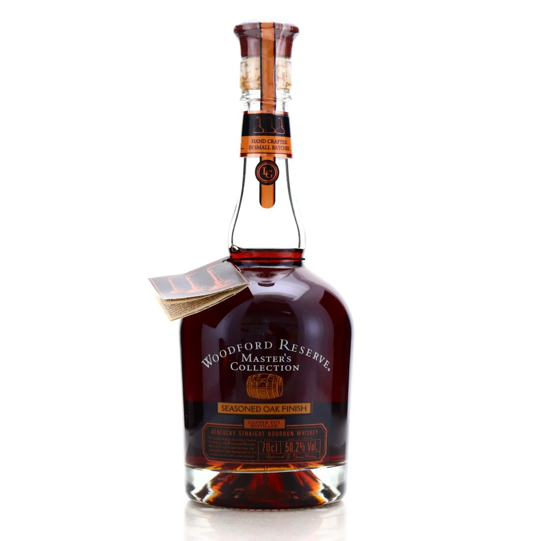 Woodford Reserve Master's Collection No.4 Seasoned Oak Finish Bourbon Whiskey bottle