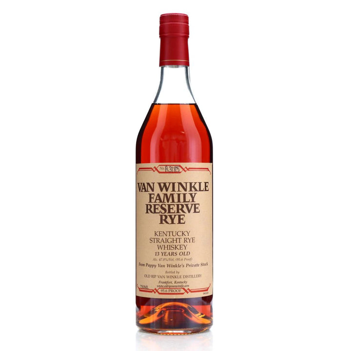 Van Winkle Family Reserve 13 Year Old Straight Rye Whiskey bottle