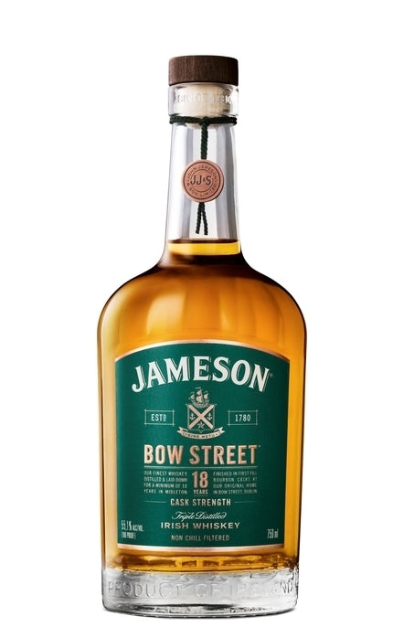 Jameson Bow Street 18 Year Old Batch 2 Irish Whiskey bottle