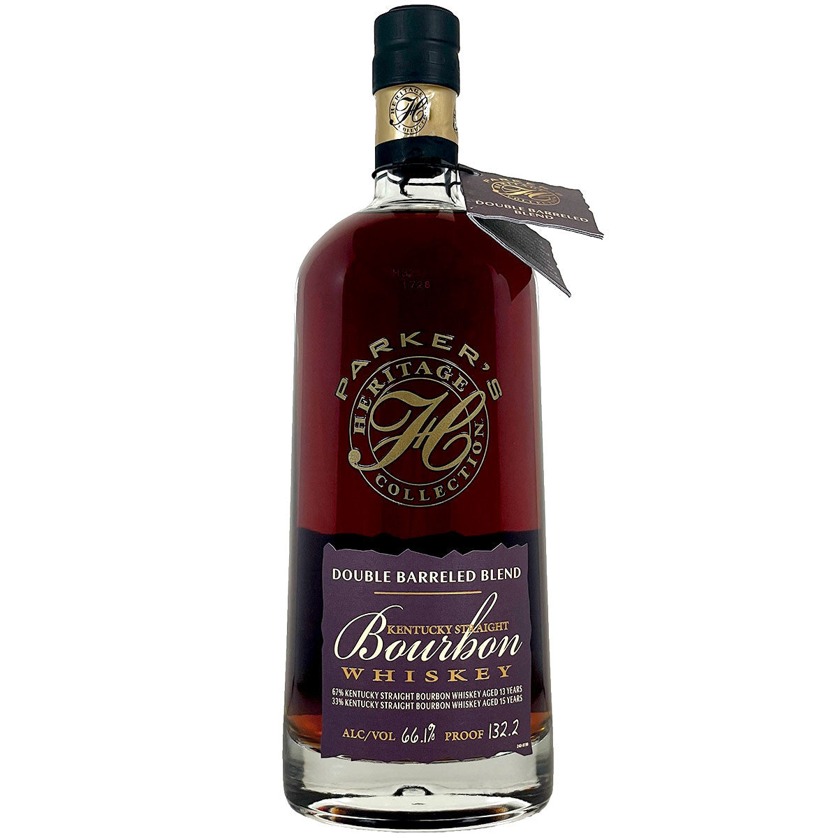 Parker's Heritage Collection 16th Edition Double Barreled Blend Kentucky Straight Burbon Whiskey bottle