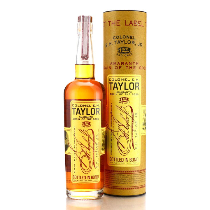 Colonel E.H. Taylor, Jr. Amaranth Bourbon Whiskey bottle