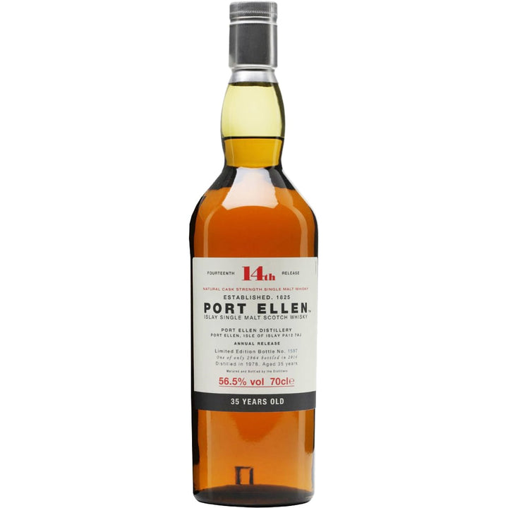 Port Ellen 14th Release 35 Year Old Single Malt Scotch Whisky bottle