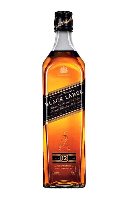 Johnnie Walker Black Label 12 Year Old bottle