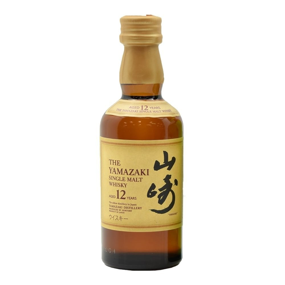 Yamazaki Miniature Shot Single 12 Year Malt Whisky 50ml bottle