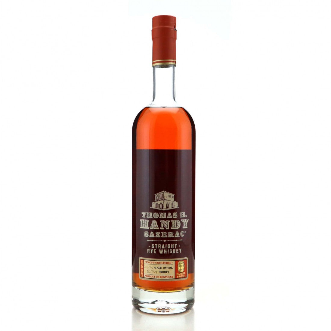 Thomas Handy Sazerac 2021 Straight Rye Whiskey bottle