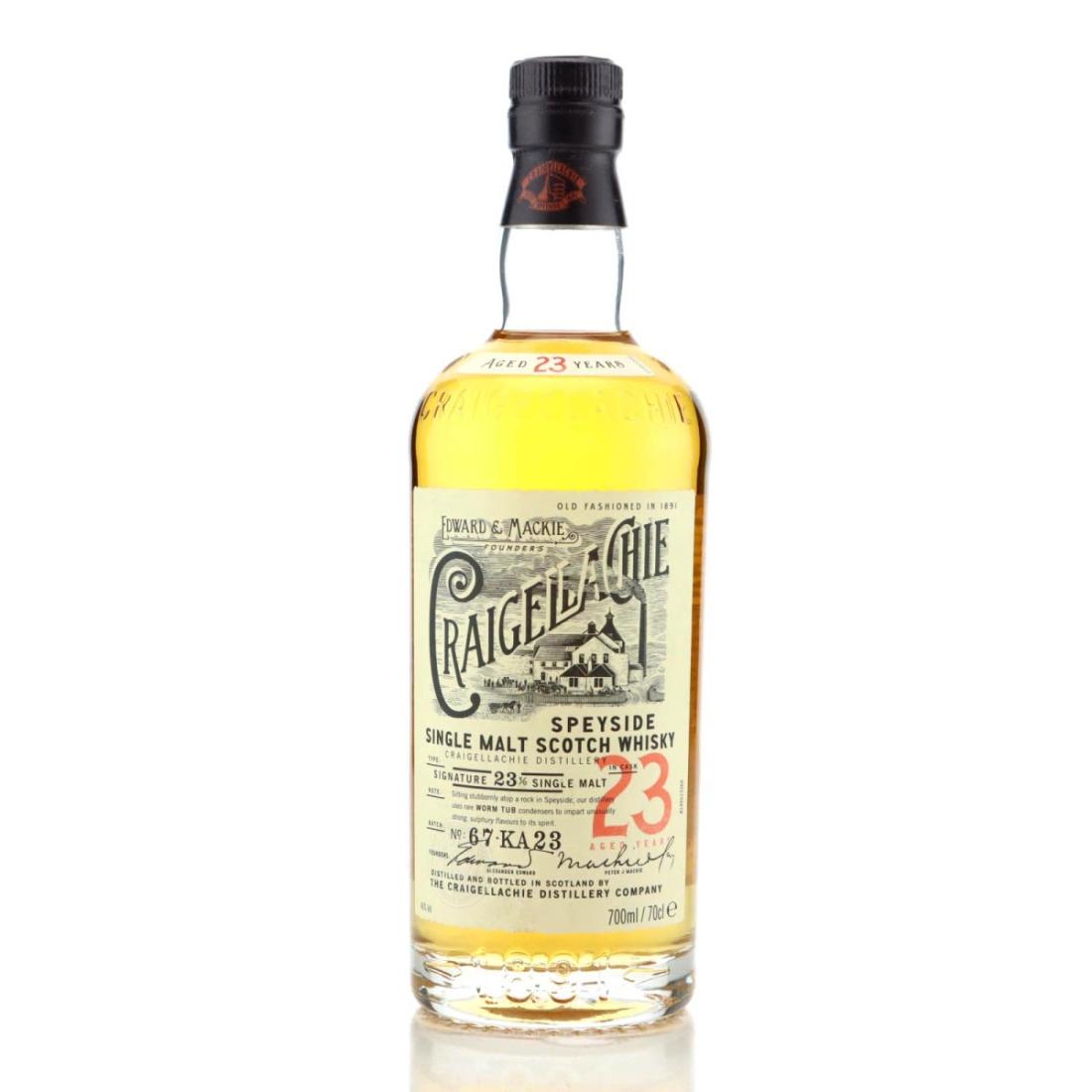 Craigellachie 23 Year Old Single Malt Scotch Whisky bottle