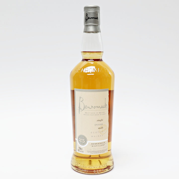 Benromach 25 Year Old Speyside Single Malt Scotch Whisky bottle